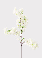 Artificial Spring Cherry Blossoms in Cream - 40"